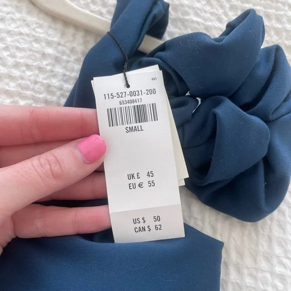Abercrombie and Fitch YPB Blue Tank size Small NWT - Picture 3 of 5